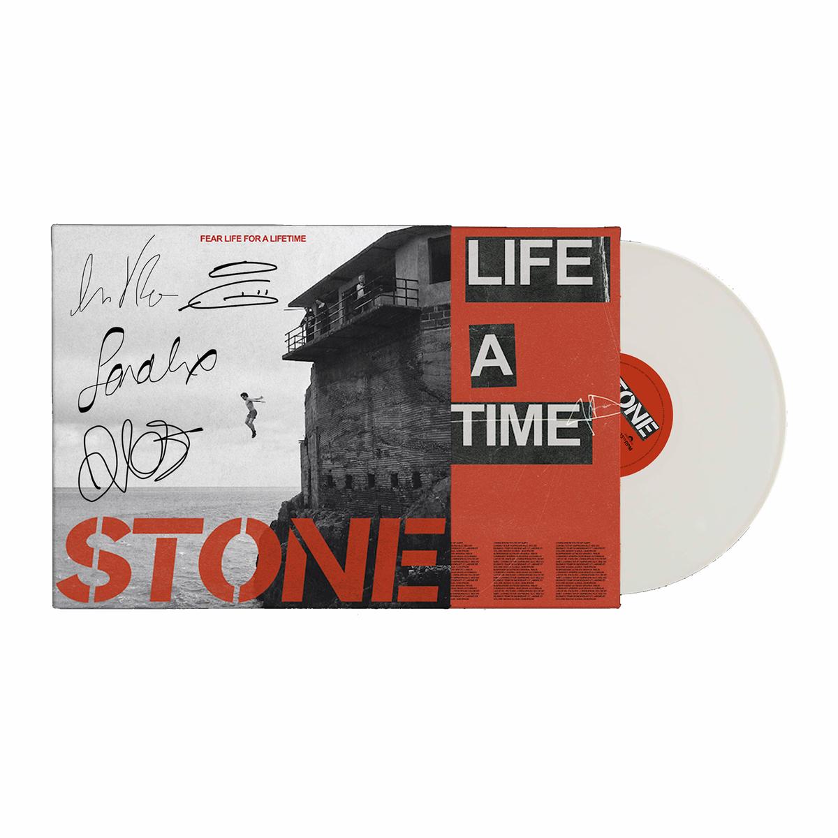 Fear Life For A Lifetime Signed White Vinyl