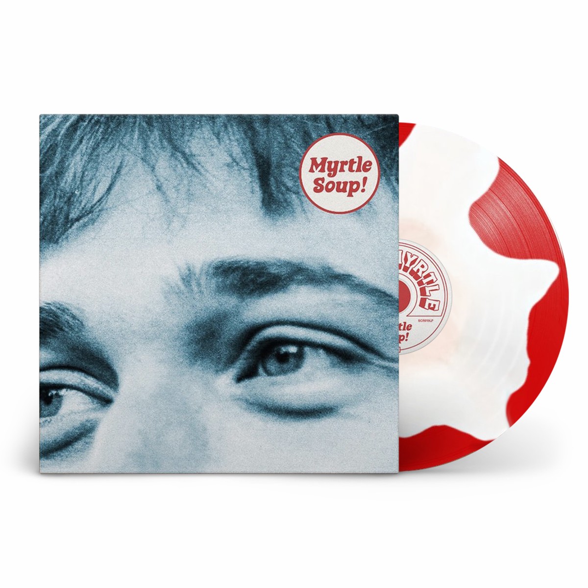 Myrtle Soup: Signed Exclusive Red + White Splodge Vinyl LP + A5 Lyric Booklet