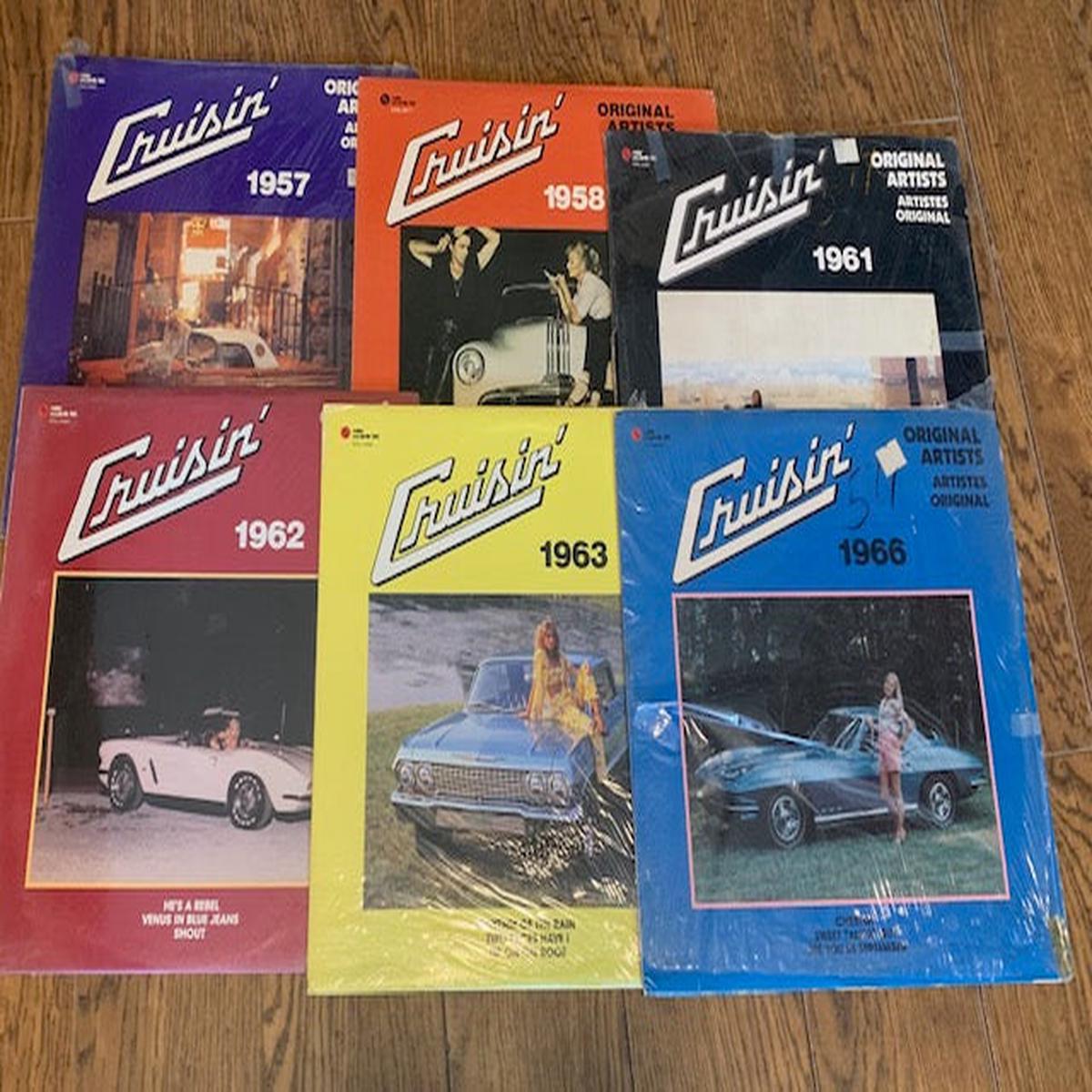 6 ALBUMS FROM THE ” CRUSIN’ COLLECTION – 1957-66  – One Price Lot # 43