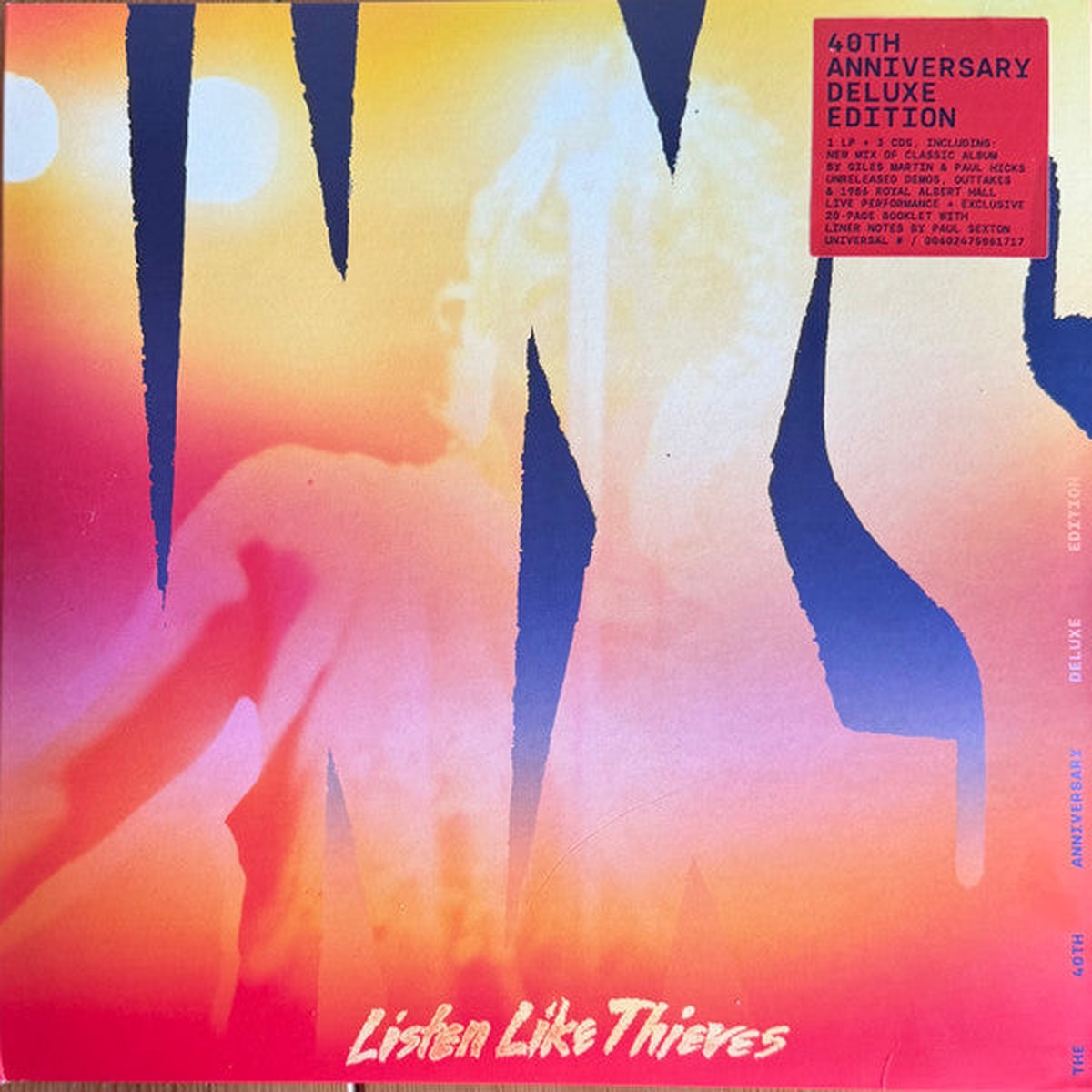 INXS – LISTEN LIKE THIEVES : 40TH ANNIV. LP+3CD – LP
