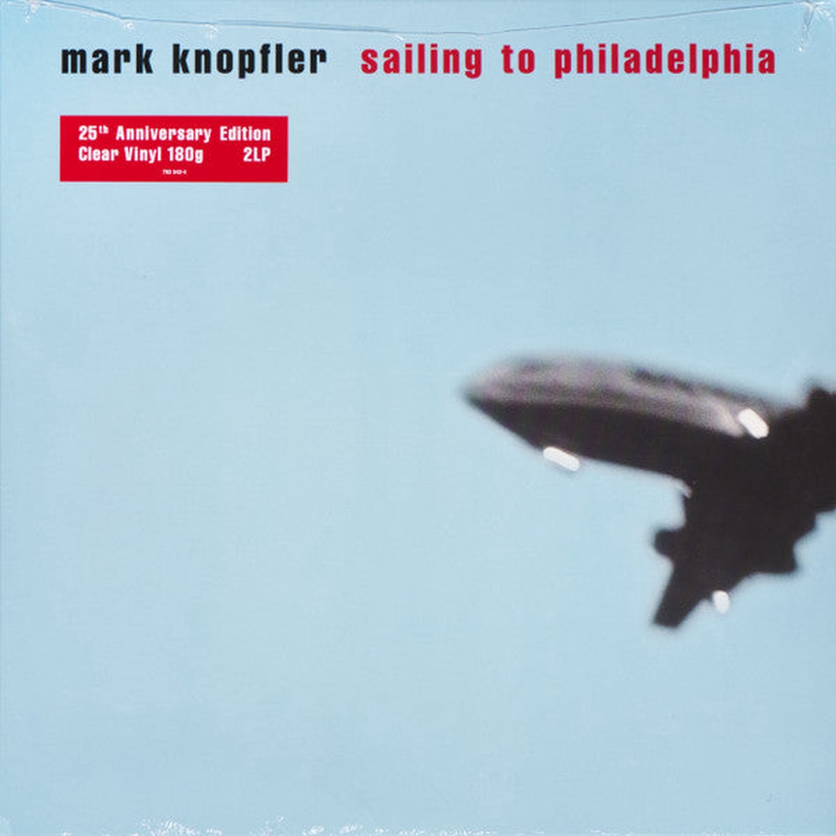 KNOPFLER, MARK – SAILING TO PHILADELPHIA : CLEAR VINYL – LP