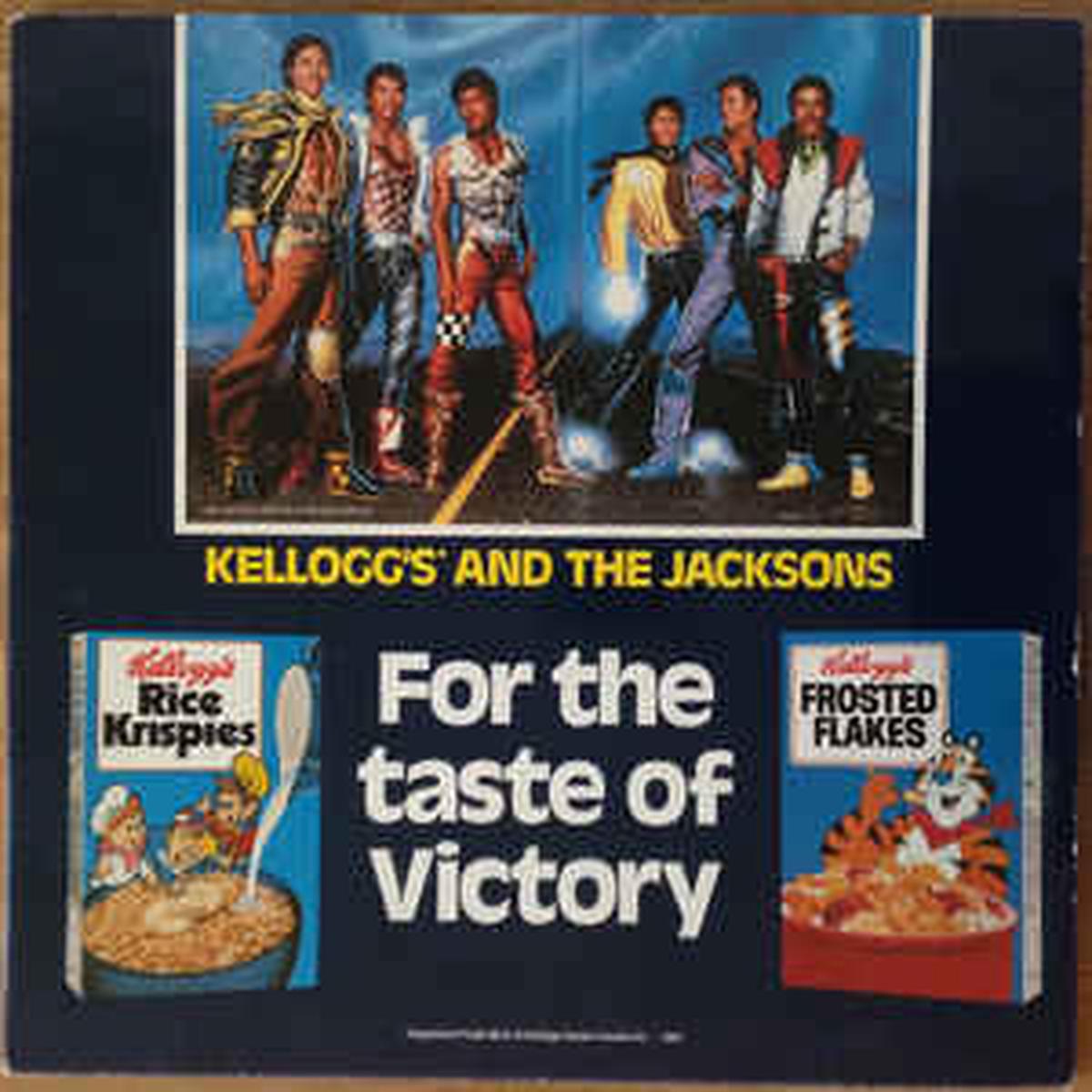 The Jacksons Kellogg’s And The Jacksons – For The Taste Of Victory- 1985-Limited Edition, Picture Disc, Promo, Gatefold ( VERY RARE CANADIAN RELEASE)
