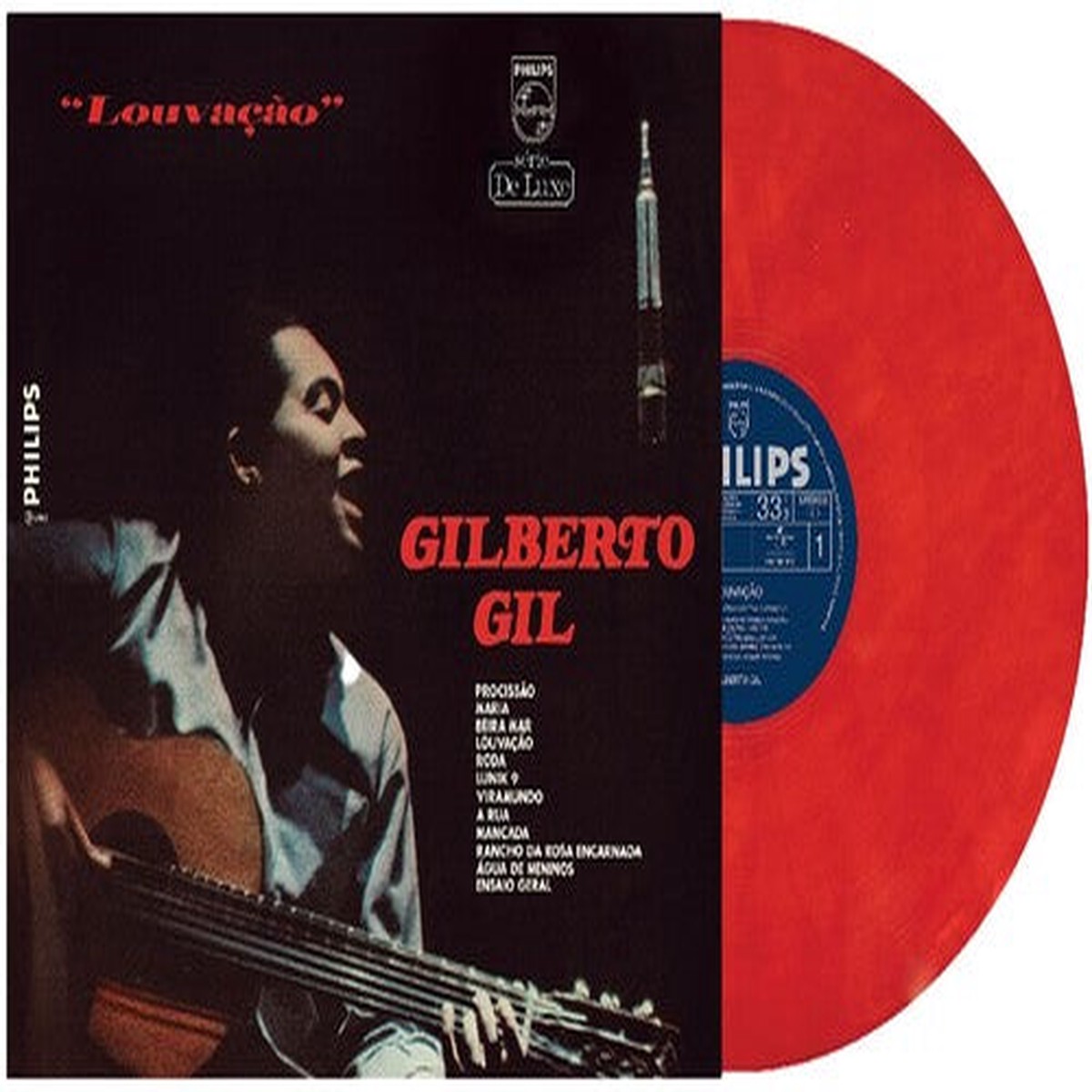 Gilberto Gil: Louvacao – Red Colored Vinyl – VINYL LP
