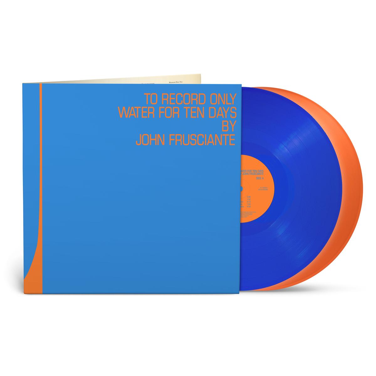 John Frusciante – To Record Only Water For 10 Days – 2LP – Limited Edition Blue Vinyl & Orange Vinyl [Record Store Day 2026]