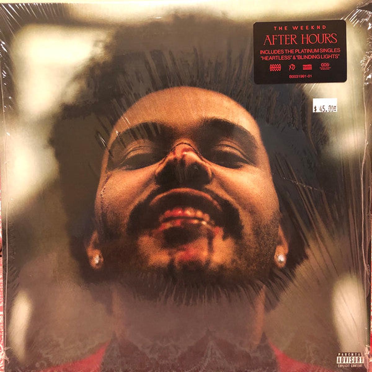 WEEKND – AFTER HOURS : 2LP CLEAR W/ RED SPLATTER – LP