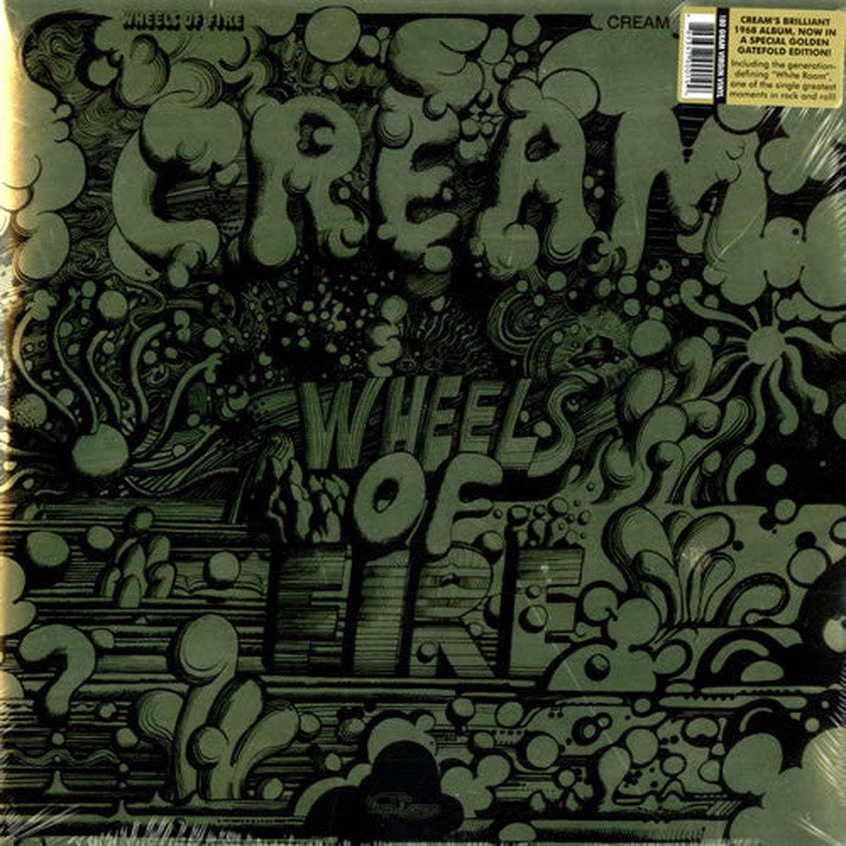 CREAM – WHEELS OF FIRE + 4 : 2LP GOLD COVER – LP