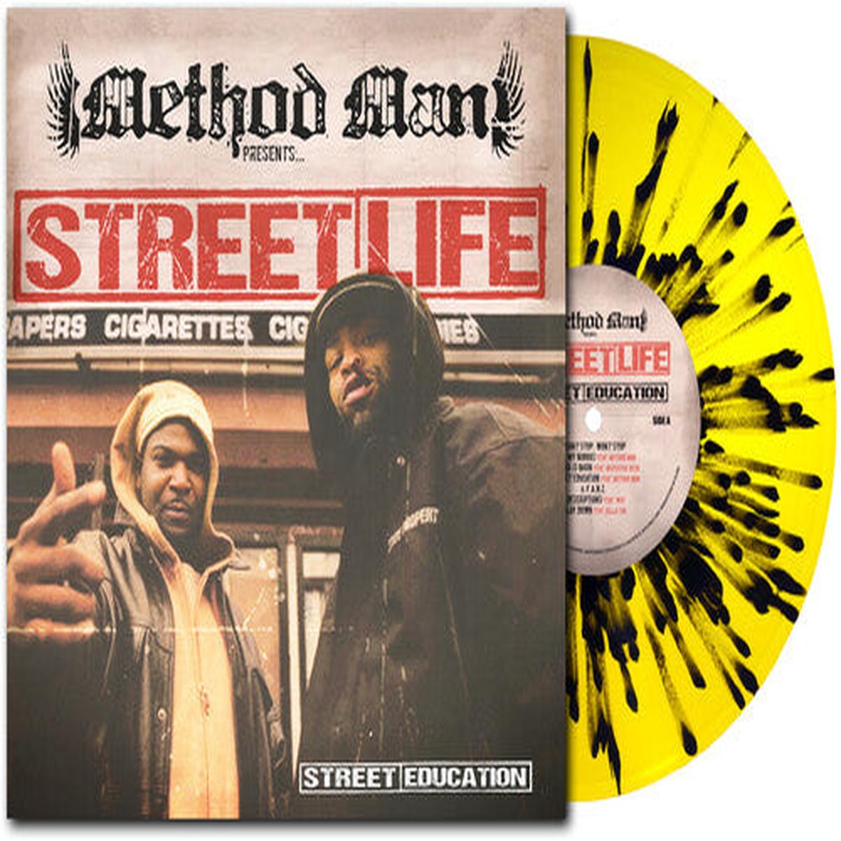Method Man: Street Education 20th Anniversary Edition – Limited Deluxe Edition Yellow & Black Splatter Vinyl – VINYL LP