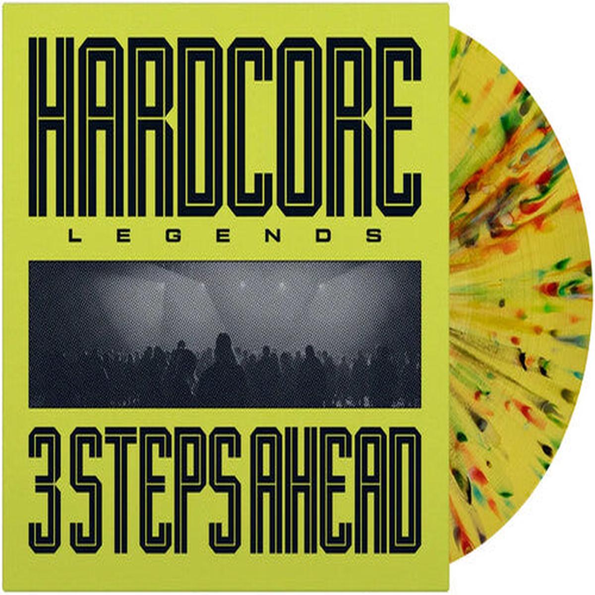 3 Steps Ahead: Hardcore Legends – Limited 140-Gram Yellow Splatter Colored Vinyl – VINYL LP