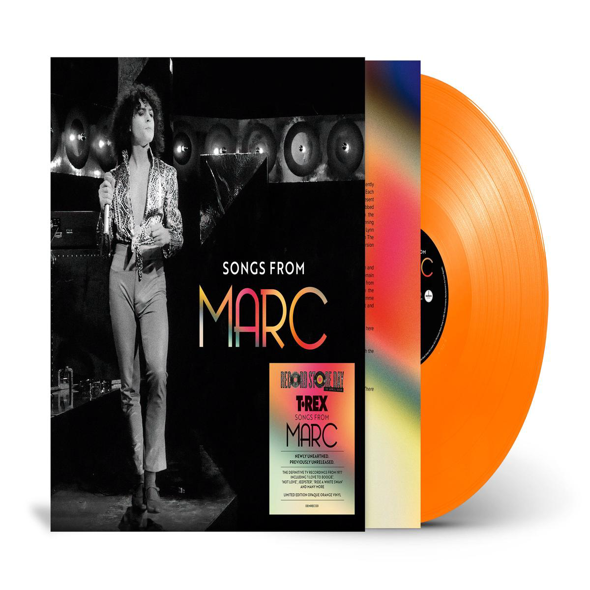 T Rex 8211 Songs from 8221Marc8221 8211 1LP 8211 Limited Edition Opaque Orange Vinyl Record Store Day 2026