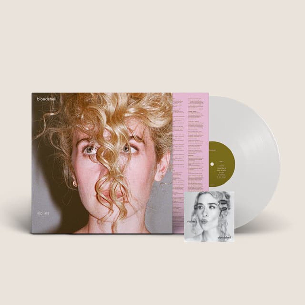 BLONDSHELL – VIOLINS : CLEAR VINYL – LP