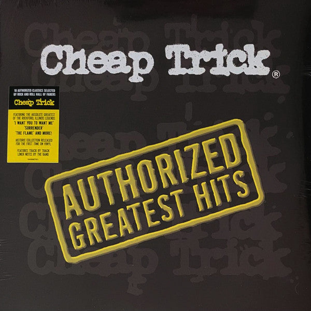 CHEAP TRICK – AUTHORIZED GREATEST HITS : 2LP SET – LP