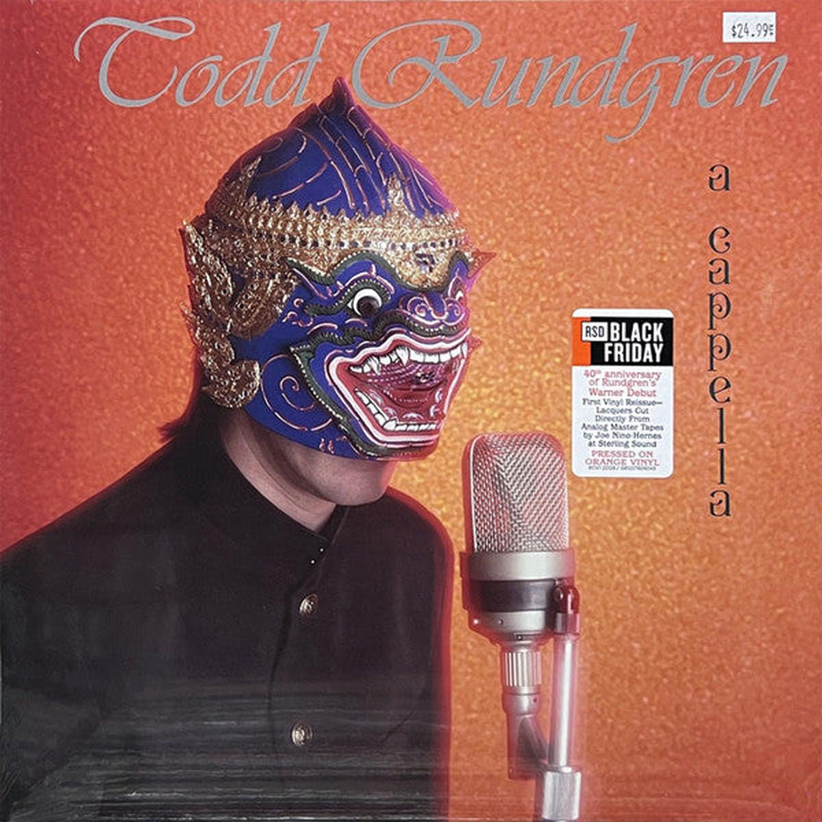 RUNDGREN TODD 8211 A CAPPELLA ORANGE VINYL 8211 LP