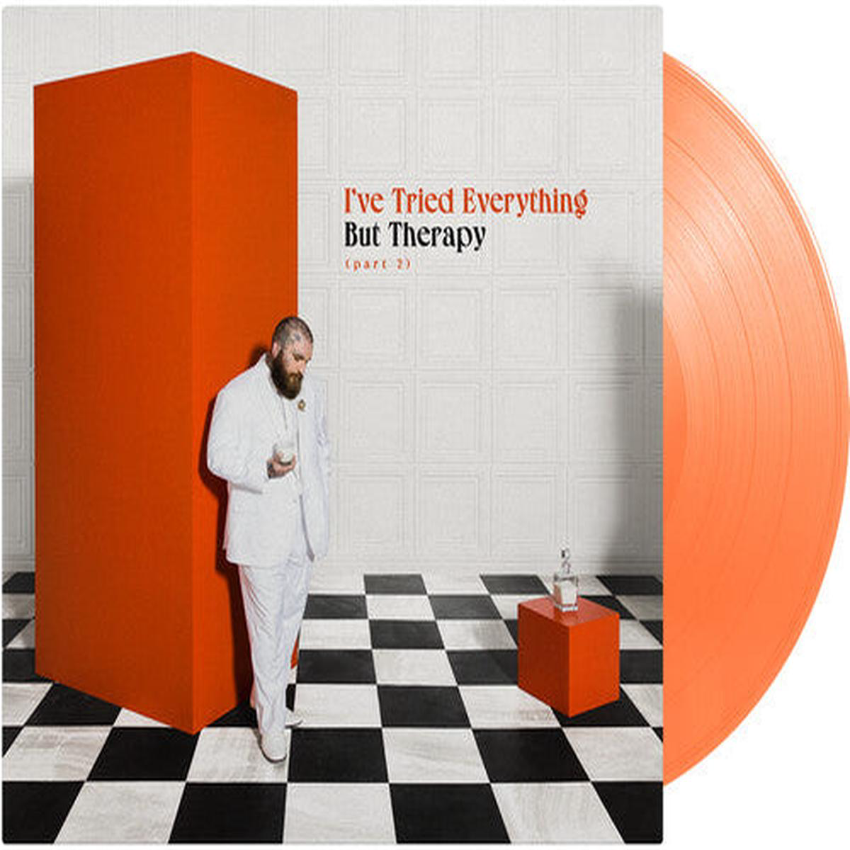 Teddy Swims I8217ve Tried Everything But Therapy (Part 2) Limited Edition Solid Tangerine Colored Vinyl