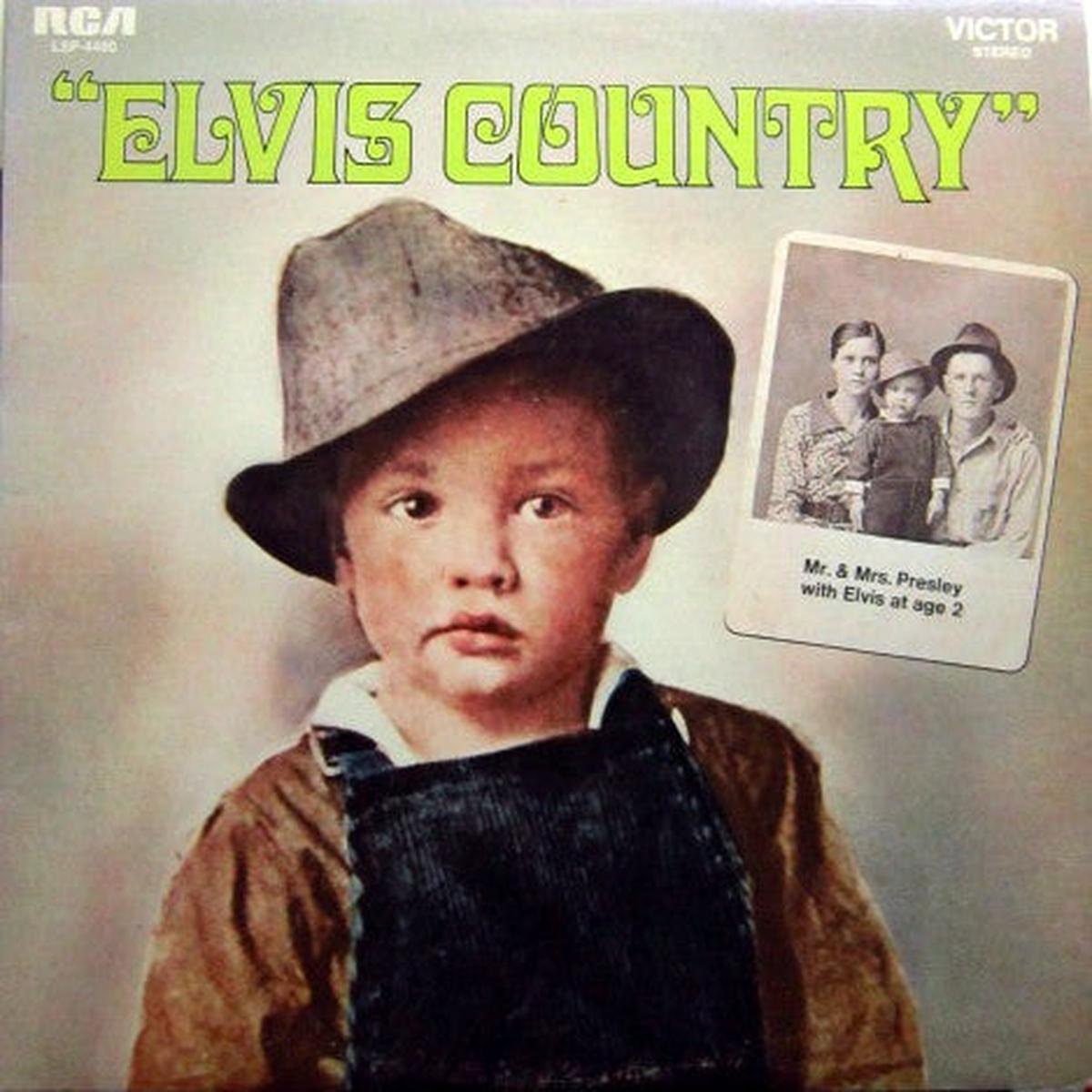 Elvis Presley Elvis Country (I’m 10,000 Years Old) 1971 Country Rock / Country (vinyl lp)