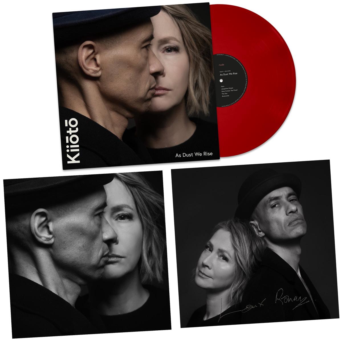 As Dust We Rise: Limited Red Vinyl LP w/ Insert + Signed & Numbered Art Print
