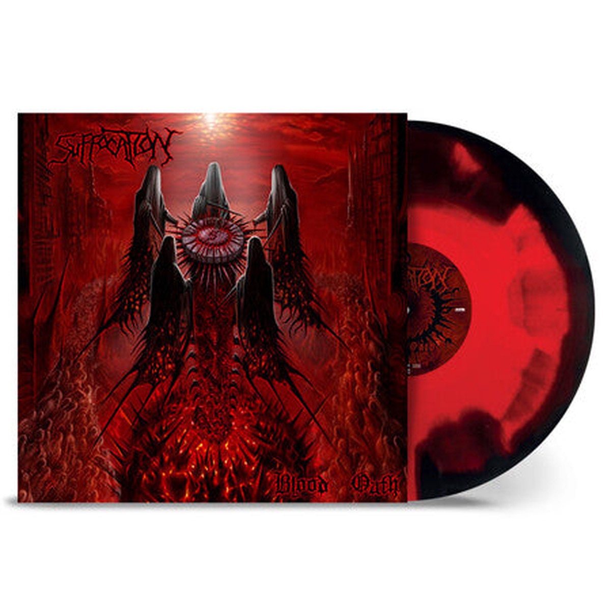 Blood Oath: Limited Edition Red + Black Corona Vinyl LP