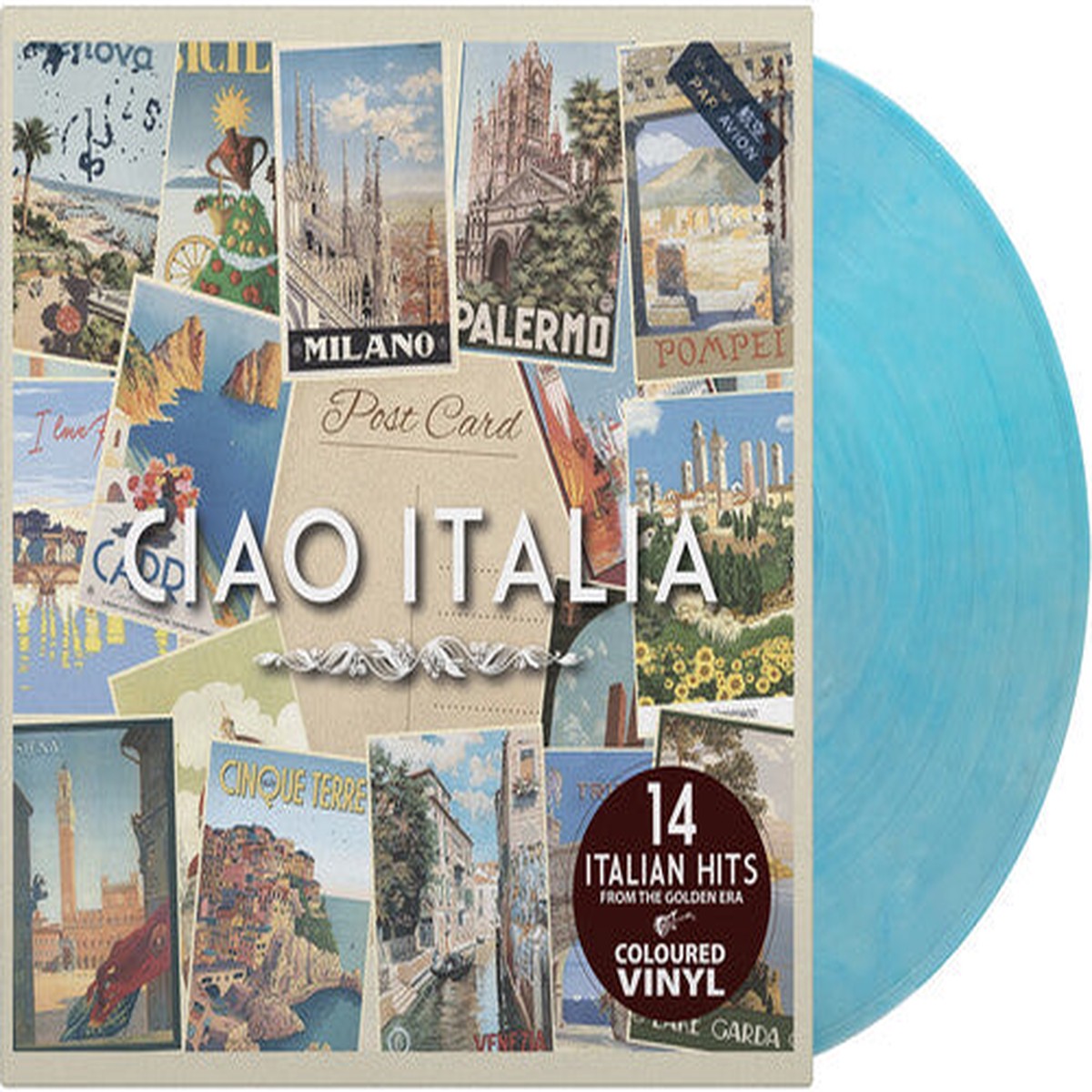 Ciao Italia / Various: Ciao Italia / Various – Transparent Silver & Blue Vinyl – VINYL LP