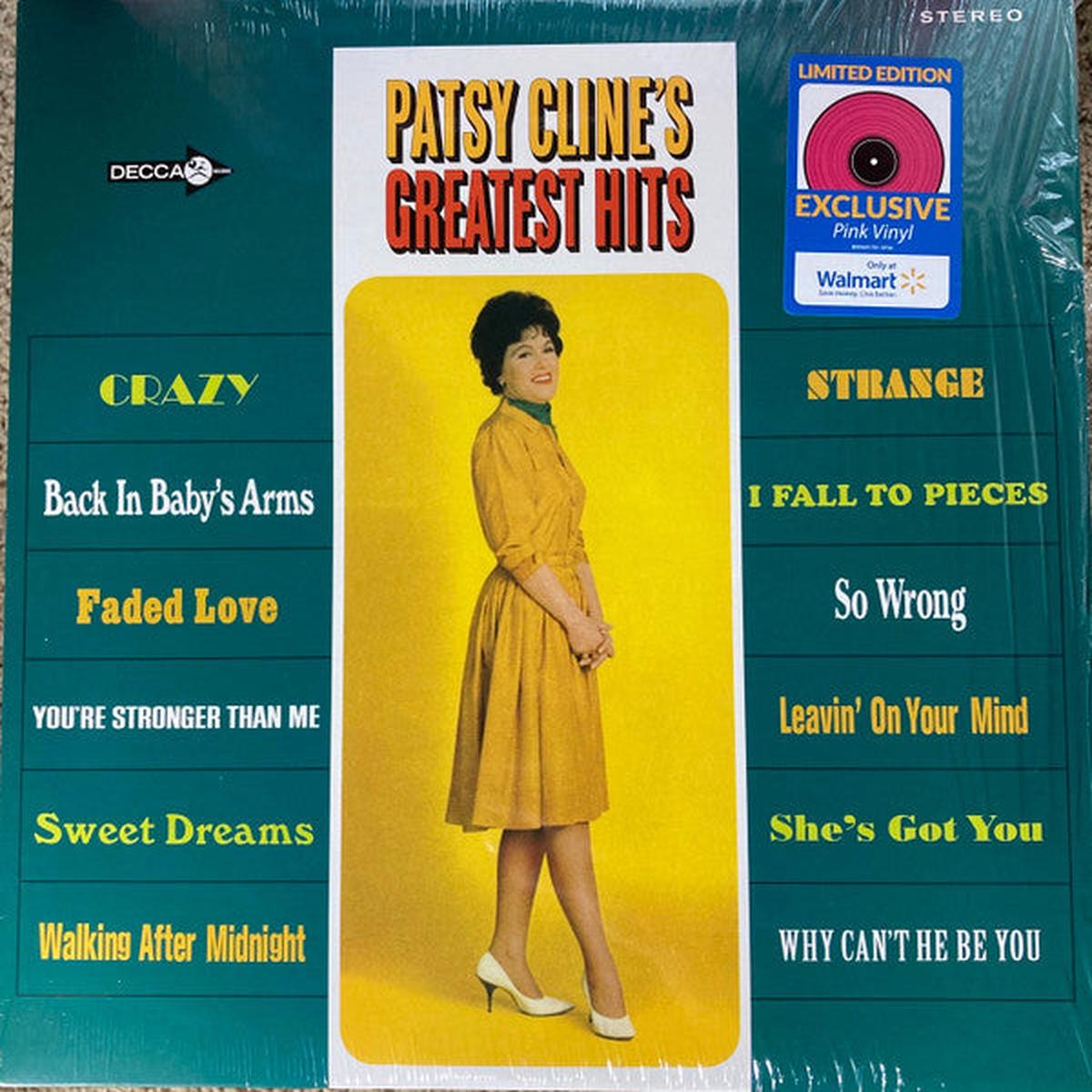 CLINE, PATSY – GREATEST HITS (1967) : PINK VINYL – LP