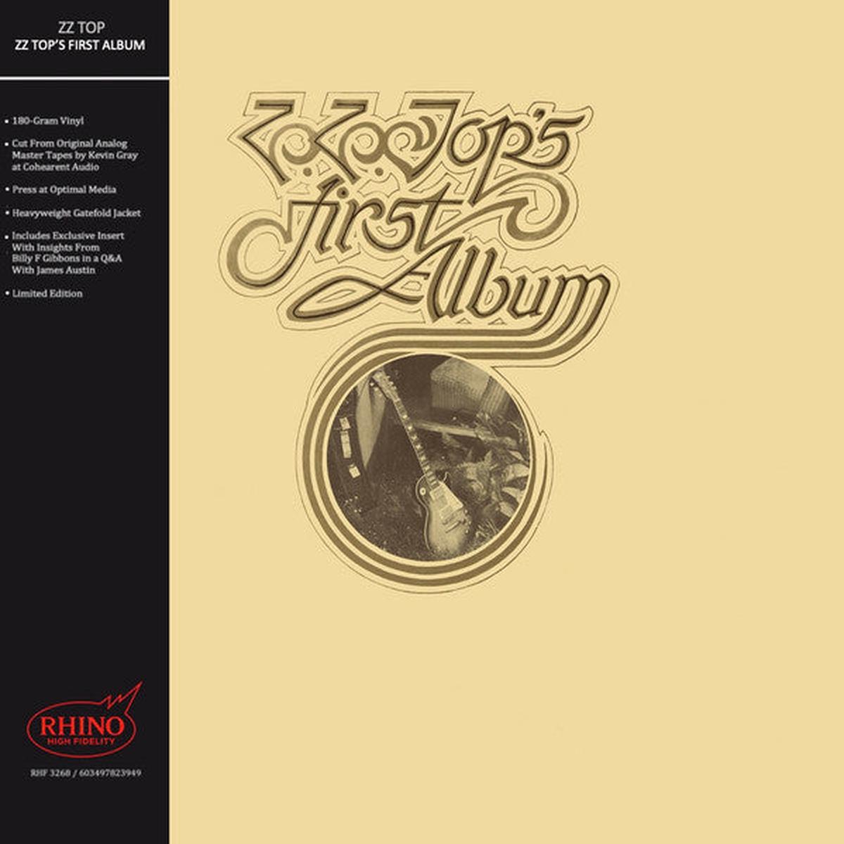 ZZ TOP - ZZ TOP'S FIRST ALBUM : RHINO - LP
