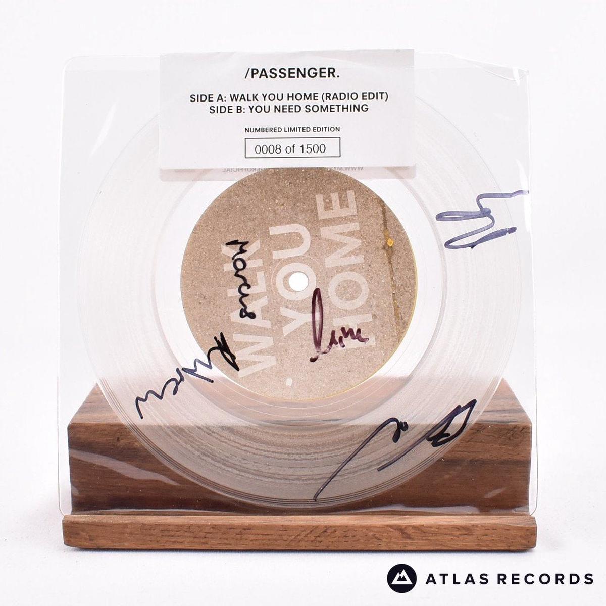 /Passenger. - Walk You Home - Clear 7" Vinyl Record - EX/Mint (New)
